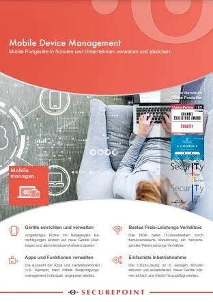 Securepoint Mobile Device Management Flyer