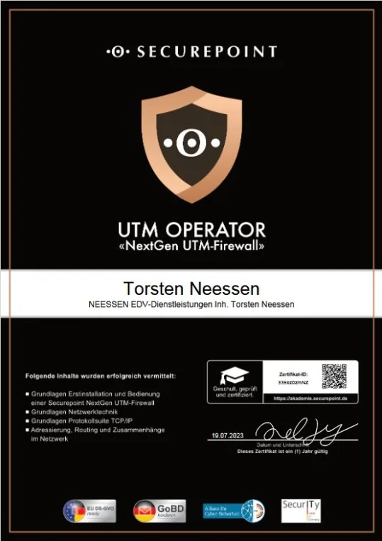 Securepoint UTM Operator